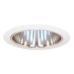 27 Series 6 Inch Tapered Cone Trim - White / Clear Alzak