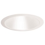 27 Series 6 Inch Tapered Cone Trim - White / Gloss White