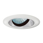 431 3.25 Inch Angle Cut Lensed Trim - White / Clear Alzak