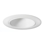 434 3.25 Inch Deep Downlight Baffle Trim - White / White Baffle