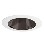 442 Series 4 Inch Deep Cone Downlight Trim - White / Black Alzak