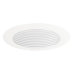 444 Series 4 Inch Adjustable Baffle Trim - White / White Baffle