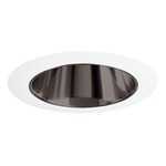 447 Series 4 Inch Adjustable Cone Trim - White / Black Alzak