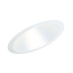 602 Series 6 Inch Super Slope Reflector Cone Trim - White / White 
