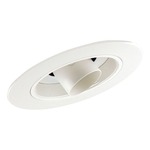 606 6 Inch Super Slope Cylinder Spotlight Trim - White / White Baffle