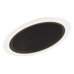614 6 Inch Standard Slope Baffle Trim - White / Black Baffle