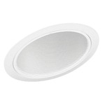 614 6 Inch Standard Slope Baffle Trim - White / White Baffle
