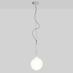 Castore Pendant - White / White