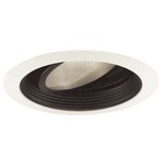 688 Series 5 Inch Gimbal Ring In Baffle Trim - White/ Black Baffle