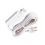 Trac-Lites Cord And Plug Connector - White