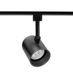 R501 PAR20 Round Back Cylinder Baffle Track Fixture 120V - Black / Black Baffle
