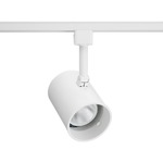 R521 PAR20 Flat Back Cylinder Track Fixture 120V - White / White Baffle