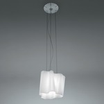 Logico Mini Pendant - Gray / White