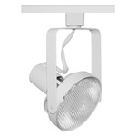 T690 PAR38 Front Lamp Gimbal Track Fixture 120V - White