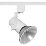 T691 PAR38 Hi-Tech Mini Swivel Universal Track Fixture 120V - White