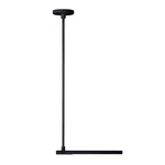 Trac 12/25 T-Bar Ceiling Pendant Stem Kit - Black