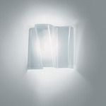 Logico Mini Single Wall Sconce - Gray / White