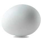 Gregg Grande Glass Table Lamp - White / White