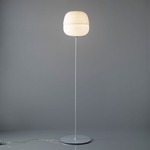 Afra Floor Lamp - Light Grey / Opal
