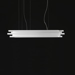 Escape Fluorescent Linear Suspension - White / White Acrylic
