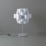 Sun Table Lamp - Light Grey / White