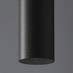 Tube Ceiling Light Fixture - Carbon Fiber