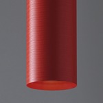 Tube Ceiling Light Fixture - Red