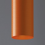 Tube Ceiling Light Fixture - Orange