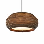 Ohio Scraplights Pendant - Black / Natural