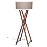 Cala Outdoor Floor Lamp - Dark Iroko / Brown