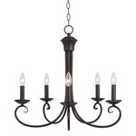 Loft Chandelier - Oil Rubbed Bronze