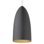 Mini-Signal Monorail Pendant - Grey / Gold