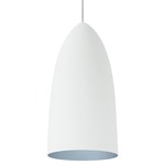 Mini-Signal Monorail Pendant - White / Blue