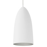 Mini-Signal Freejack Pendant - White / Platinum