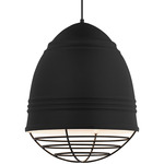 Loft Pendant - Black / Black