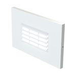Louver LED Horizontal Louver Step Light - White
