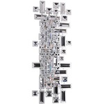 Vermeer Wall Sconce - Chrome / Firenze Clear