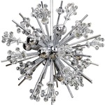 Constellation Pendant - Chrome / Firenze Clear