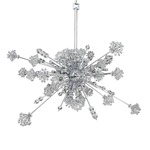 Constellation Oval Chandelier - Chrome / Firenze Clear