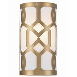 Jennings Wall Light - Aged Brass / White Linen