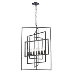 Capri Chandelier - Raw Steel