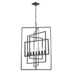 Capri Chandelier - Raw Steel