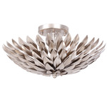 Broche Small Ceiling Light Fixture - Antique Silver