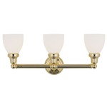 Classic Bath Bar - Polished Brass / Frosted