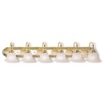 Belmont Bathroom Vanity Light - Polished Brass / Polished Chrome / Alabaster