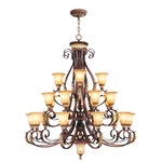 Villa Verona Chandelier - Verona Bronze / Gold