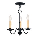 Heritage Mini Chandelier - Black