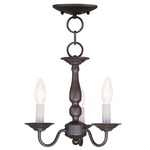 Williamsburgh Mini Chandelier / Ceiling Light - Bronze