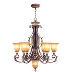 Villa Verona Chandelier - Verona Bronze / Gold