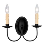 Heritage Wall Sconce - Black